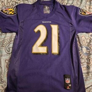 NFL Baltimore Ravens Mark Ingram II Purple Team Jersey Boys M